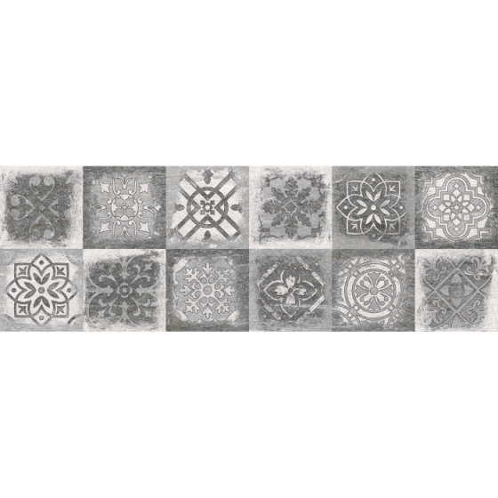 Keros MyStone Patchwork Gris 30×90 ματ διακοσμητικό πλακάκι τοίχου stone look patchwork